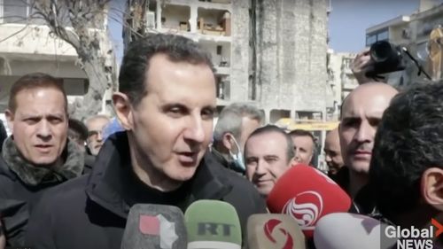 Bashar al-Assad acuză Occidentul că politizează situaţia din Siria, ignorând „aspectul uman”, în urma dezastrului provocat de cutremure
