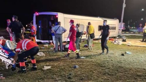 Accident în județul Vrancea: Douăzeci de ucraineni, dintre care patru copii cu vârste între 5 şi 16 ani, au ajuns la spital