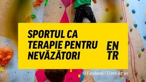 VIDEO INTERVIU „Posibilitatea de a visa la vârfuri cât mai înalte”: Escaladă și alpinism pentru copii și tineri cu dizabilități