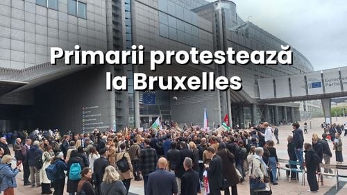 Protest la Bruxelles: Orașe și regiuni UE, împotriva propunerilor Comisiei/ Interviu Emil Boc
