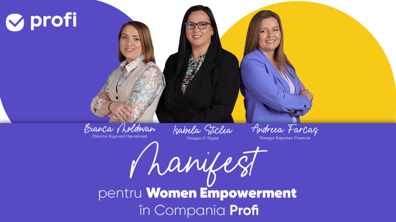 Oamenii de la PROFI susțin succesul la puterea feminin