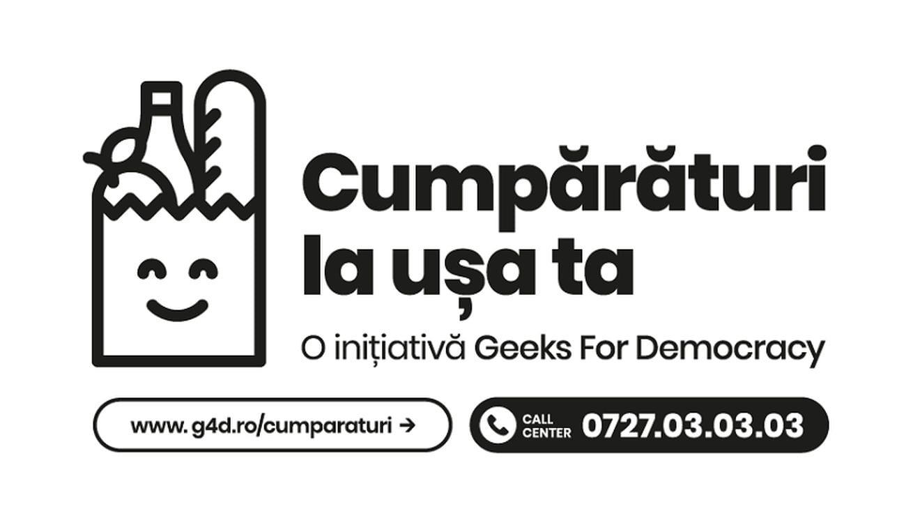„Cumpărături la ușa ta”, o inițiativă prin care zeci de voluntari livrează pachete de alimente persoanelor în vârstă sau nedeplasabile din București și Ilfov