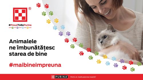 PURINA® își întărește angajamentele față de animalele de companie,  oamenii care le iubesc și planetă
