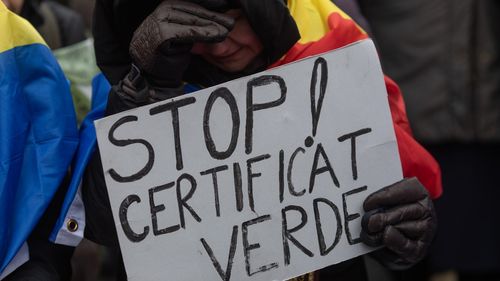AUR solicită eliminarea de urgenţă a condiţiei prezentării certificatului verde COVID la intrarea într-o instituţie publică
