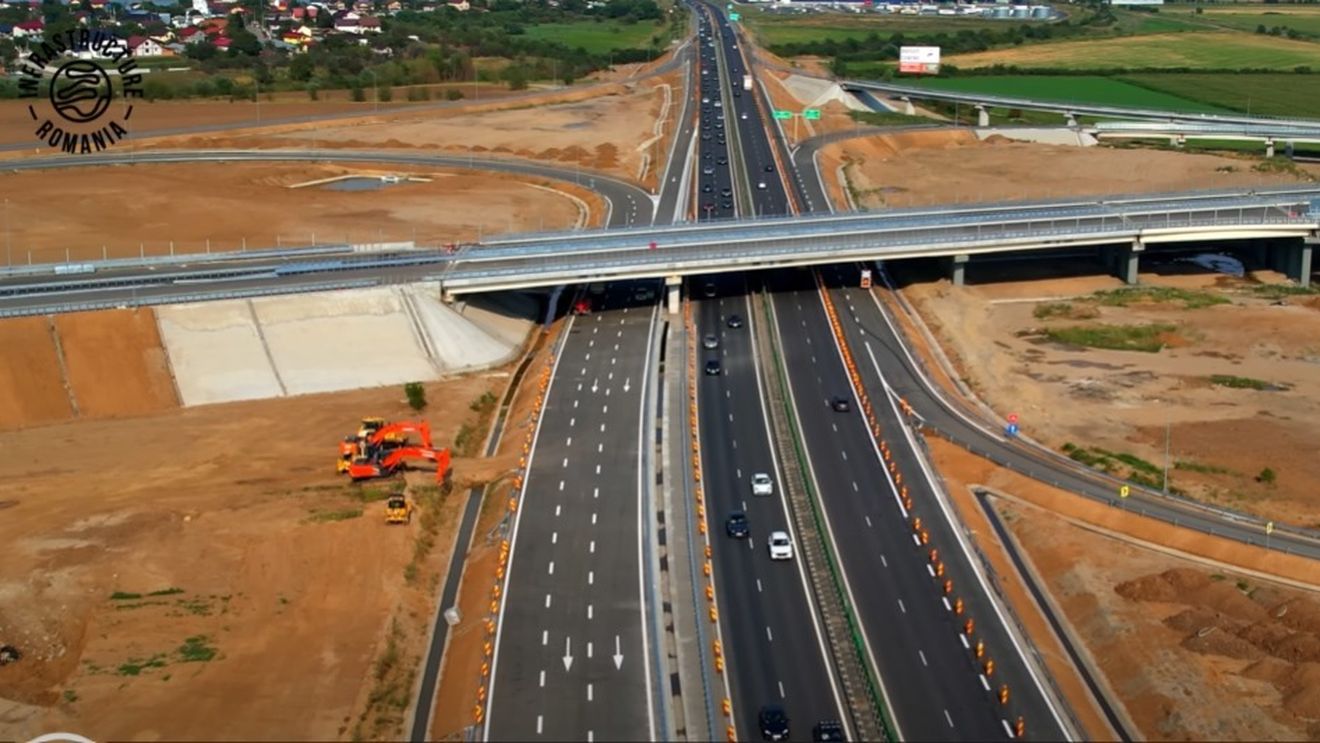 Miercuri seară se deschide circulaţia pe ultimii 10 km ai lotului 1 al A0 Sud - șeful Companiei de Autostrăzi