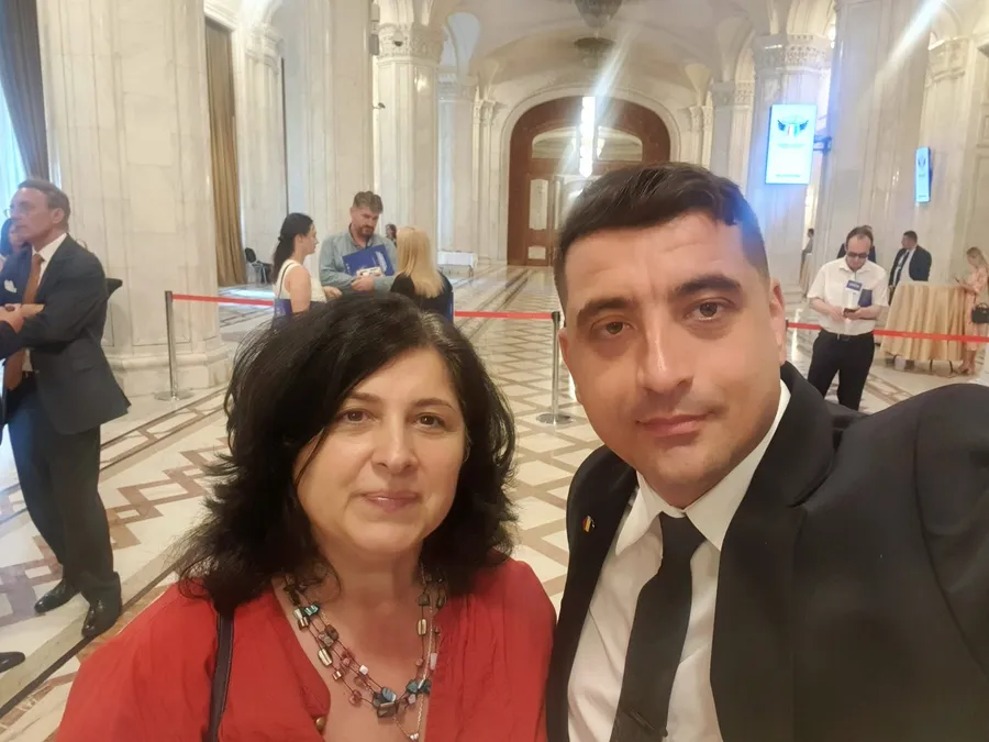 Otilia Magheru și George Simion