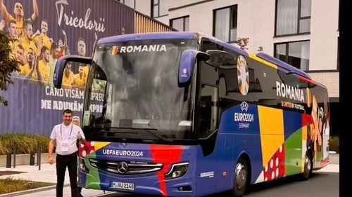 Unul din șoferii autocarului României la EURO 2024 e un sibian care muncește în Germania / ”Chiar sunt o familie, fără exagerare. E o generație de suflet, eu așa îi văd”