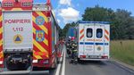 FOTO | O persoană a murit în accidentul de pe DN1, între Veștem și Bradu. Traficul rămâne blocat