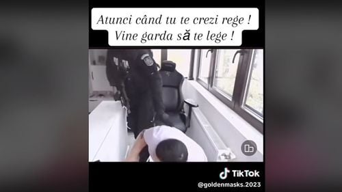 Allin, "regele TikTok-ului", reținut pentru amenințare și tulburarea liniștii publice / Arunca lucruri de la fereastră, s-a filmat în posturi indecente în magazine și și-a amenințat vecina