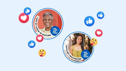 Facebook lansează rame speciale de profil pentru cei vaccinaţi