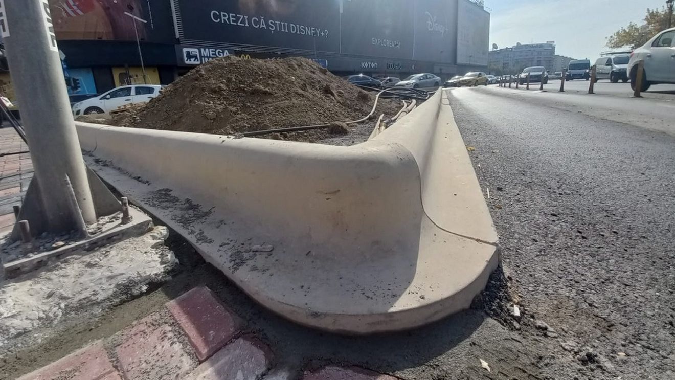 Noua borduriadă a lui Robert Negoiță în centrul Bucureștiului. 19 milioane de lei din taxele cetățenilor se duc pe borduri