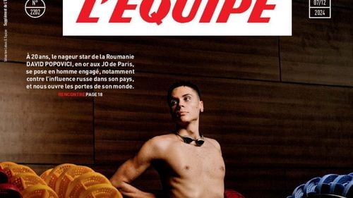 David Popovici, pe coperta cotidianului „L'Equipe Magazine”