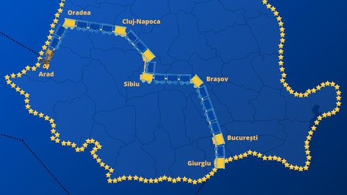 Trenul "Connecting Europe Express" sosește vineri în Gara de Nord/ Trenul-experiment va opri în peste 100 de localităţi din 26 de ţări ale blocului comunitar
