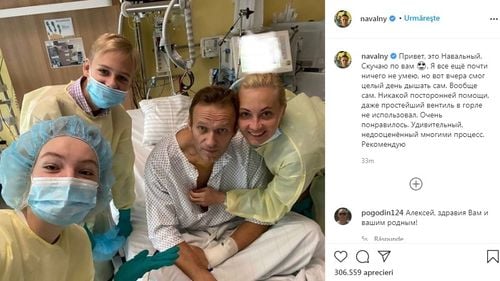 Rusia susține că are ”mijloace limitate” pentru ancheta în cazul Navalnîi pentru că susținătorii opozantului rus ”au sustras indicii despre presupusa otrăvire”