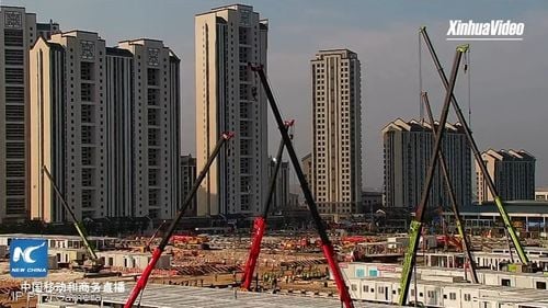 Armata chineză va trimite 1.400 de cadre medicale la noul spital construit în oraşul Wuhan