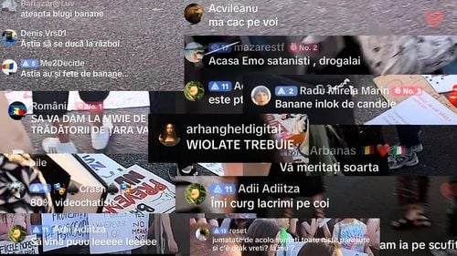 FOTO Derapaje misogine și instigare la viol pe rețelele de socializare în timp ce 3000 de oameni protestau pentru protejarea femeilor, în Piața Victoriei: Troli ascunși în spatele icoanelor și a tricolorului