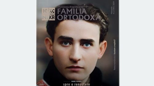O revistă cu legionarul Valeriu Gafencu, vândută pe site-ul Familia Ortodoxă și într-un magazin din Sibiu/ Unul dintre asociații site-ului este partener de afaceri cu Becali și promovat de BOR/ Legea interzice legionarismul, dosarele sunt închise de parchete