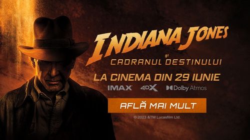 Cu și mai multă acțiune, aventura emblematică “Indiana Jones și Cadranul Destinului" este filmul pe care nu trebuie să-l ratezi vara aceasta!  (P)