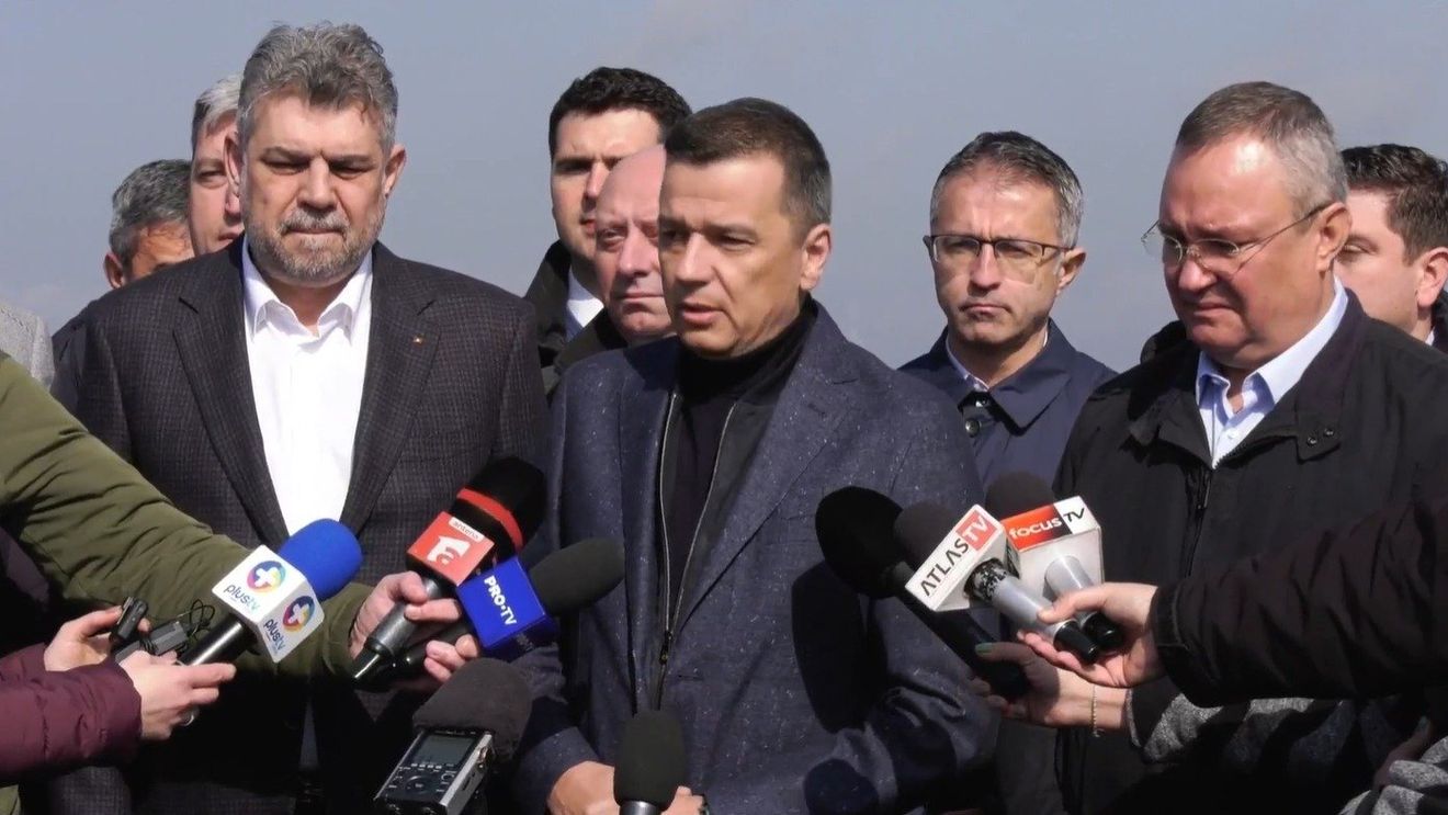 Filmul zilei în care politicienii puterii au promis Autostrada Moldovei de la București, dar au uitat de întârzierile Autostrăzii Unirii (A8) care unește Moldova cu Transilvania