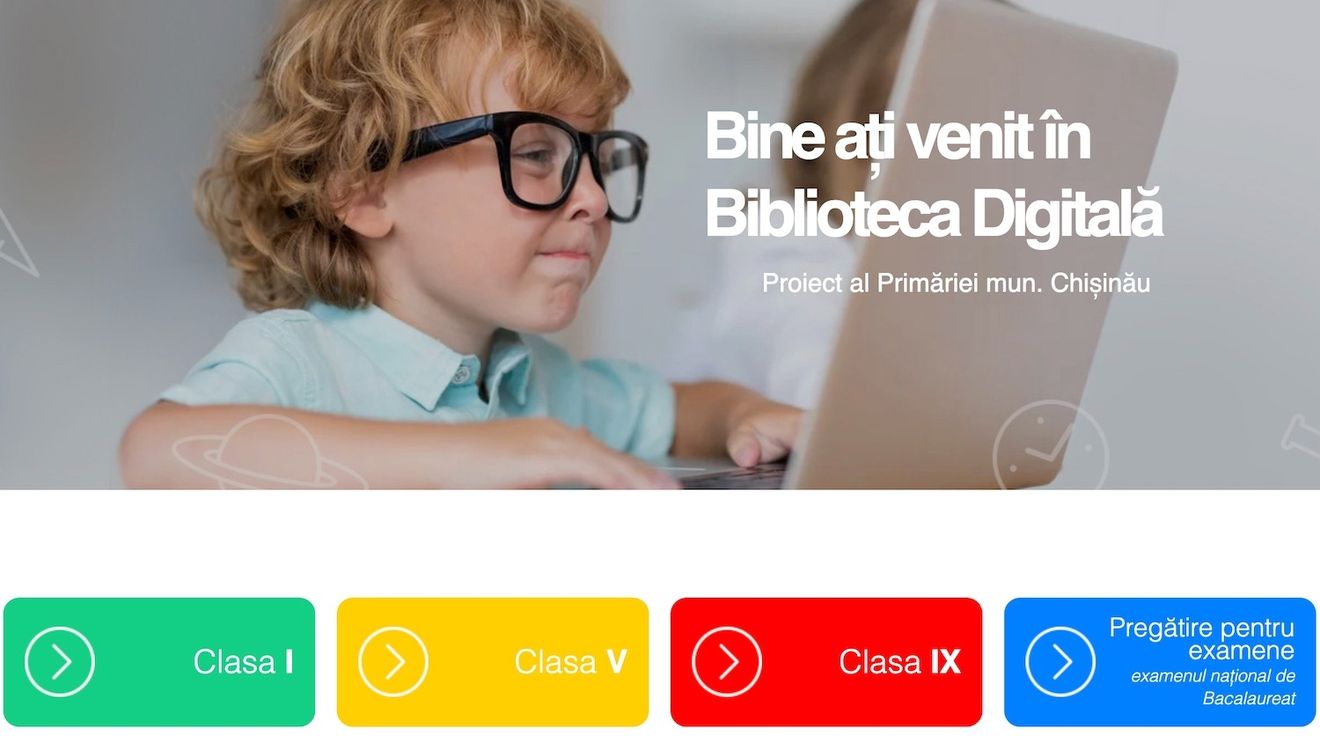 Bibliotecă digitală cu 2.500 de lecții, lansată la Chișinău la o lună de la închiderea școlilor / În România, 11 miniștri au ignorat Legea care prevede de 9 ani că Ministerul are obligația să facă o Bibliotecă școlară virtuală