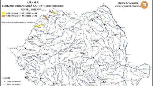 Cod portocaliu de inundaţii pe râurile din județul Satu Mare