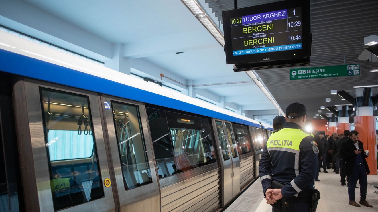UPDATE Trenurile de metrou circulă în sistem pendulă, duminică dimineaţă, după un incident în stația Crângași din Capitală
