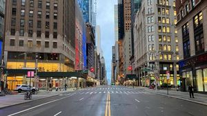 GALERIE FOTO New York: Orașul care nu doarme niciodată, pustiu în mijlocul pandemiei
