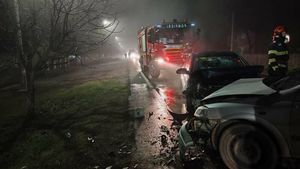 Giurgiu: Patru minori și patru adulți, transportați la spital în urma producerii unui grav accident rutier pe DN 6
