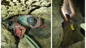 Cea mai adâncă peşteră din România este mai mare cu 1,5 metri decât se credea / O echipă de speologi a petrecut 16 zile în Avenul de sub Vârful Grind, din Piatra Craiului  