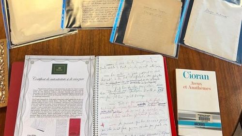 Ministerul Culturii: Cele cinci manuscrise care aparțin lui Emil Cioran și Mircea Eliade intră în administrarea Bibliotecii Naționale a României