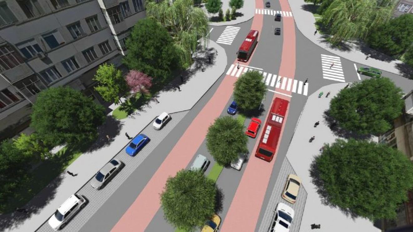 Proiect administrativ gigant pentru Alba Iulia. Primăria vrea să transforme complet trei bulevarde ”comuniste” în rețele moderne de transport: benzi pentru autobuze, biciclete electrice și trafic gestionat de computer