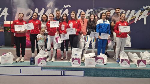 Amalia Covaliu, fiica lui Mihai Covaliu, a câștigat Cupa României la sabie feminin cadeţi