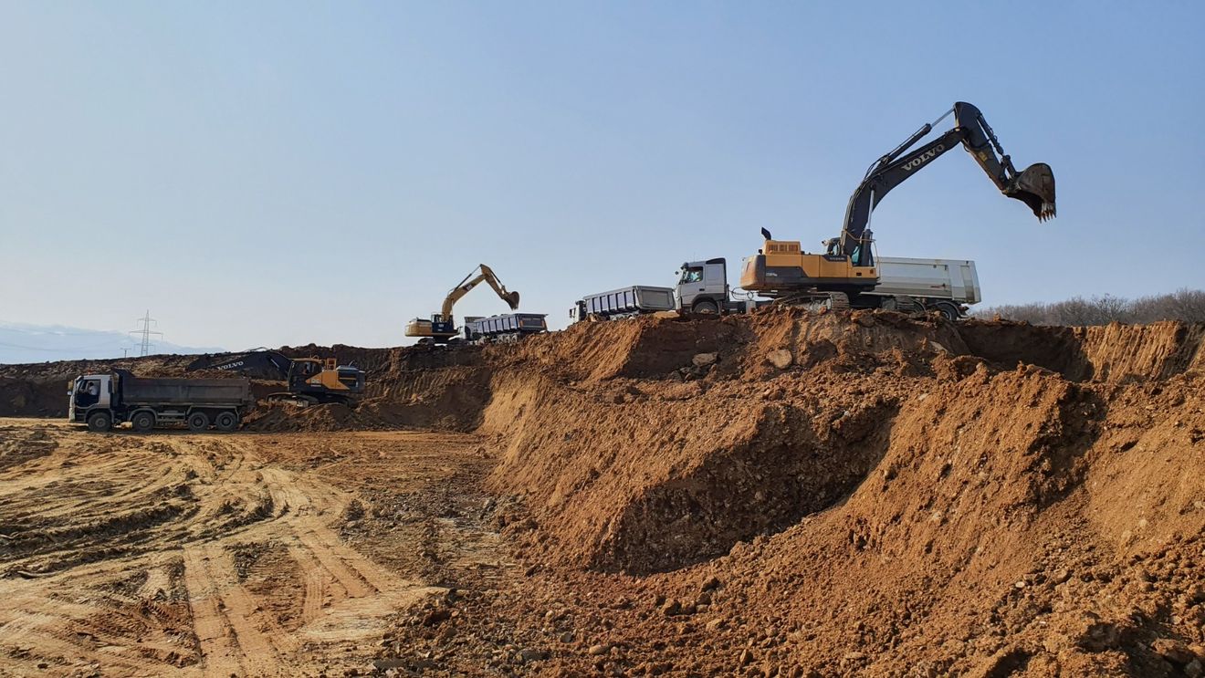 FOTO Se deschide șantierul pentru secțiunea Sibiu – Boița din cadrul autostrăzii Sibiu – Pitești