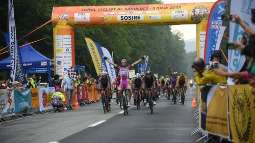 VIDEO Italianul Filippo Fiorelli a câștigat prima etapă a Turului ciclist al Sibiului