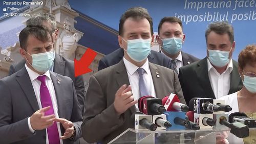 VIDEO Doza zilnică de râs: Ministrul ”Grindă” imită gesturile premierului Orban la o conferință de presă