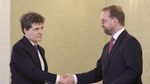 VIDEO Dominic Fritz după consultările cu Nicușor Dan: Vrem guvern minoritar cu PNL și UDMR / USR nu va vota un guvern PSD / Anticipatele ar fi o soluție