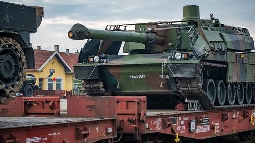 Tancurile franceze Leclerc au ajuns în România pentru a securiza regiunea în contextul invaziei ruse din Ucraina