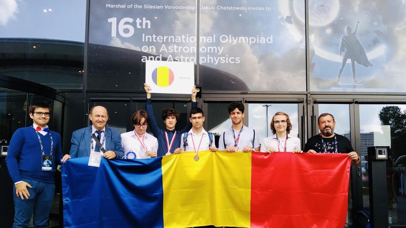 Medalii de aur, argint și bronz obținute de elevii români la Olimpiada Internațională de Astronomie şi Astrofizică