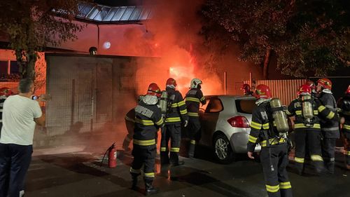 VIDEO BREAKING Explozie urmată de un incendiu, în curtea spitalului N.Robănescu din Capitală / 110 copii sunt transferați la Spitalul Clinic de Urgență „Maria S. Curie” / Explozia la transformator s-a produs după o pană de curent