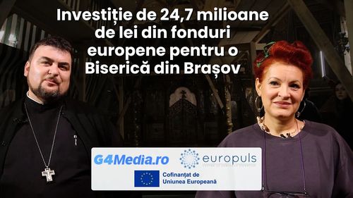 REPORTAJ VIDEO Fonduri UE în Regiunea Centru (1) „Restaurarea presupune 'medicină' ”: Povestea unei investiții de peste 24 milioane lei, fonduri UE, la Biserica Sfântul Nicolae din Șcheii Brașovului 