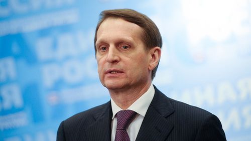 Serghei Narîşkin, șeful serviciului rus de informaţii externe, acuză SUA de propagandă de război