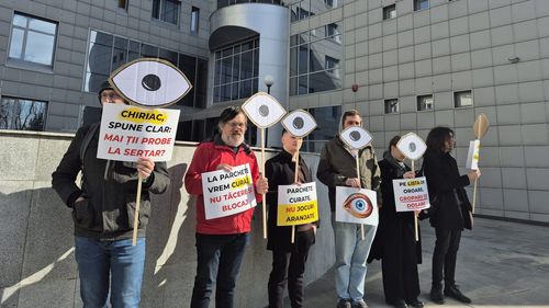 Protest în Iași legat de numirile procurorilor-șefi: ”Suntem cu ochii pe voi”