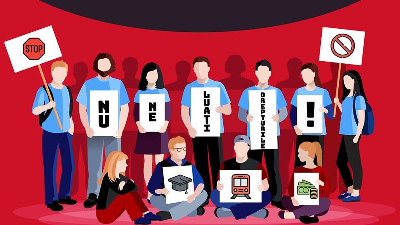 Studenții cer să se întâlnească cu Dăncilă, Andronescu, Teodorovici și Cuc pentru discuții pe propunerea guvernului de a limita transportul gratuit cu trenul și acordarea burselor