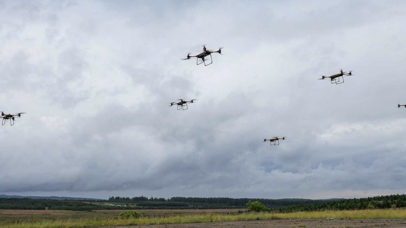 VIDEO O dronă britanică doboară în premieră ținte aeriene cu rachete de precizie