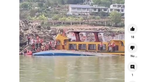Nouă morţi şi 70 de răniţi în urma scufundării a două vase cu turişti, pe un râu, în China