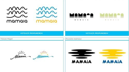 11 propuneri pentru noul logo al stațiunii Mamaia au intrat în etapa de vot public / Vara trecută, un logo care costa 16.000 de euro a fost retras, după ce s-a dovedit că putea fi descărcat cu câțiva euro de pe internet