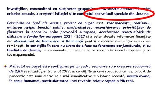 „Operațiune specială”, termenul folosit de Rusia pentru a masca invadarea Ucrainei, utilizat într-un document oficial al Ministerului Finanțelor / UPDATE Ministerul Finanțelor: „O eroare de exprimare nevoită a apărut în raportul pentru buget”