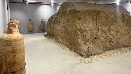 Mormântul Pictat Hypogeu din Constanța a intrat în circuitul turistic / Cavoul a fost construit în a doua jumătate a secolului al IV-lea p. Chr. și a fost descoperit în anul 1988