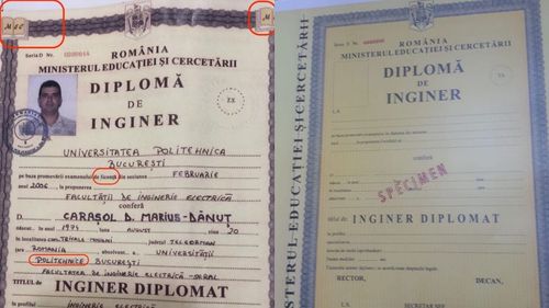 EXCLUSIV Transelectrica: După o analiză juridică, vor fi dispuse măsurile necesare. Plus: Dovezile falsului diplomei de inginer din cel mai mare scandal al studiilor de pe piața energetică românească