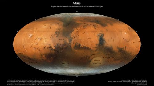 Planeta Marte este lovită de sute de roci spațiale de mărimea unei mingi de baschet în fiecare an